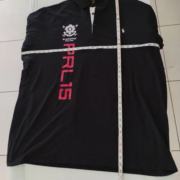 Polo Ralph Lauren Mens Blackwatch Polo Team Long Sleeve Shirt T-Shirt 3XL PRL 15 - Picture 6 of 9